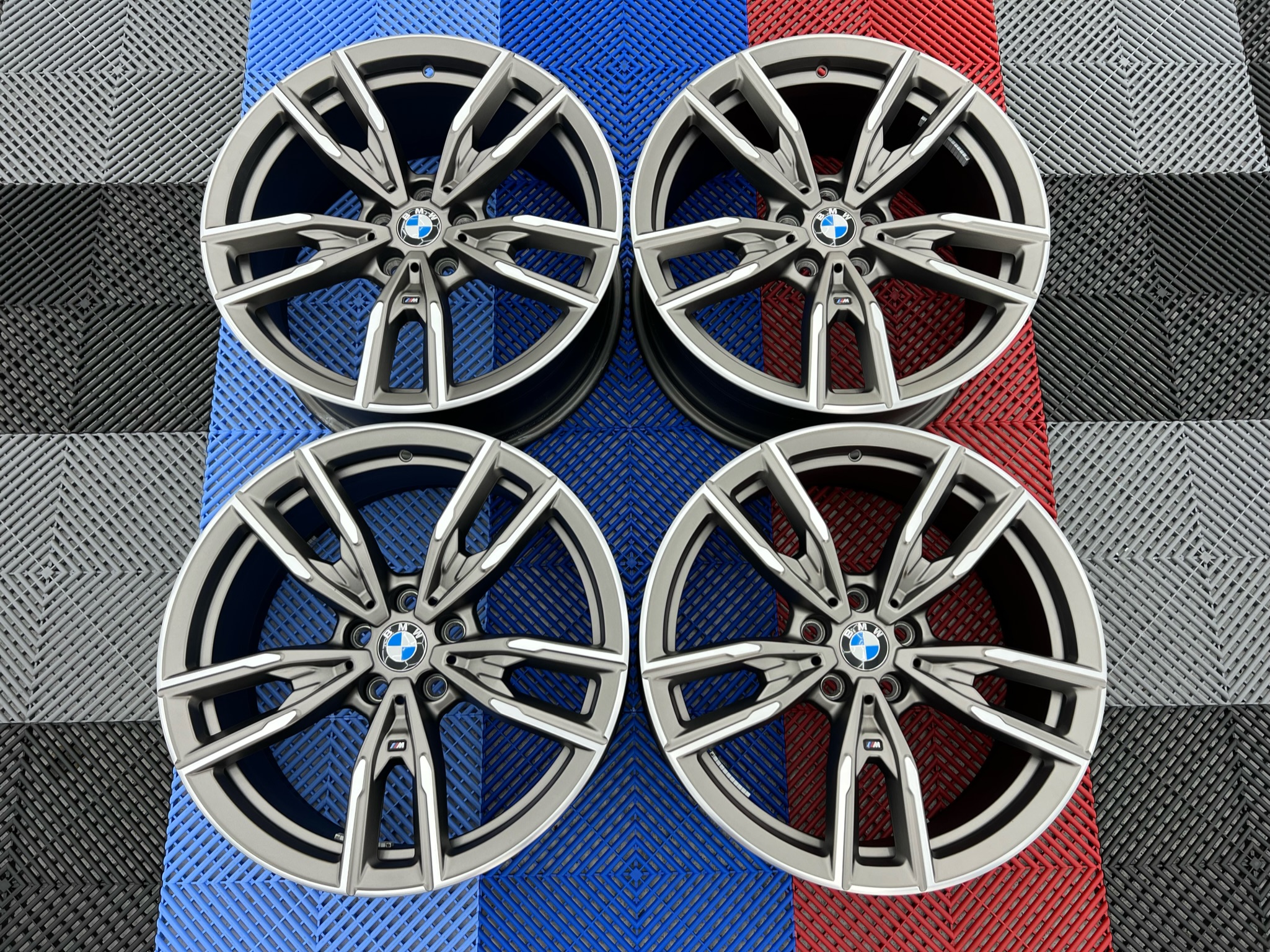 USED 19" GENUINE BMW G20 3 SERIES STYLE 792 M SPORT ALLOY WHEELS, EXCELLENT NEAR UNMARKED,WIDE REAR